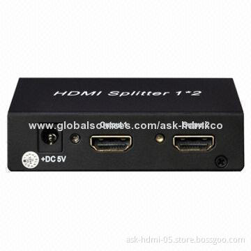 HDMI Splitter, 1x2 3D High Speed 1080p